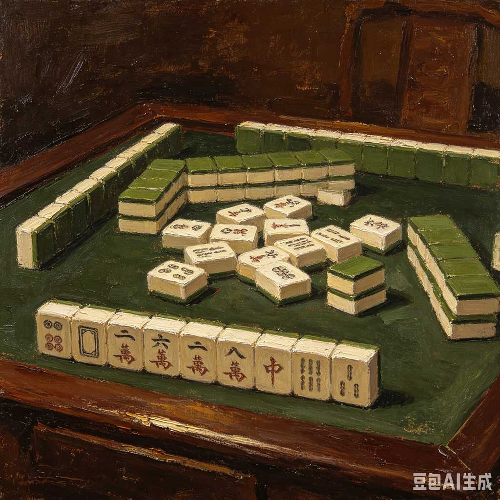 pink mahjong set
