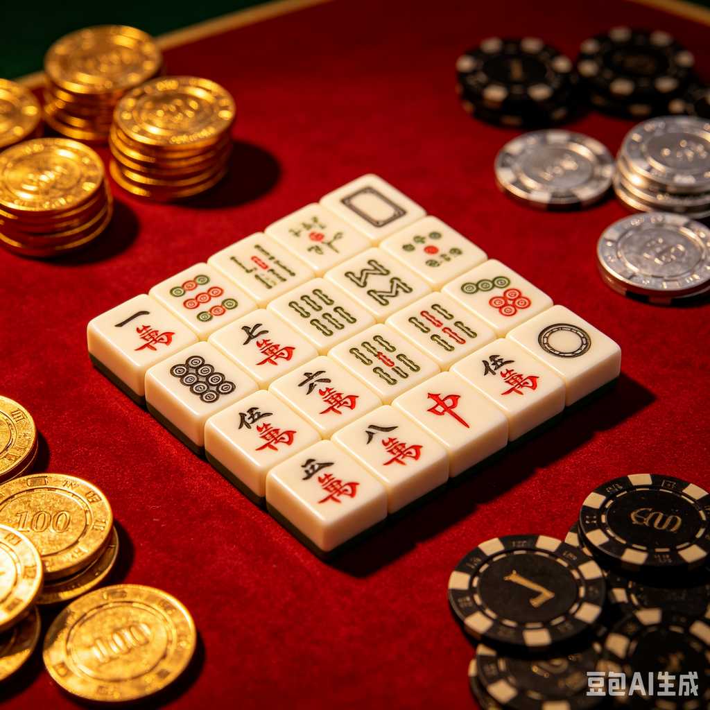 unique color mahjong tiles design